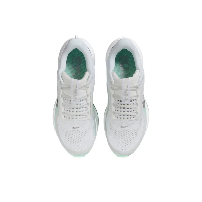 Nike Pegasus Premium Anti Slip Wear Resistant Low Top Running Shoes Women's White Green-3