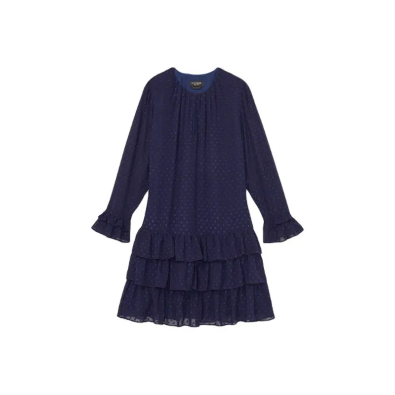 Kate Spade SS25 Long Sleeved Dress Women's Blue-0