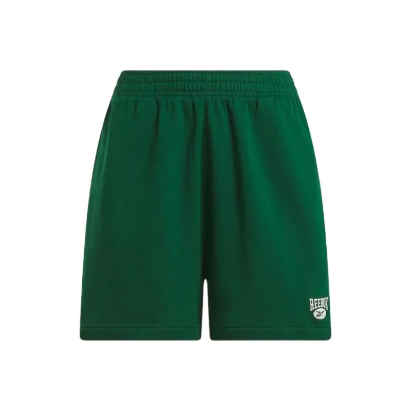 Reebok Classics Archive Essentials Small Logo Short Casual Shorts Women's Dark Green-0