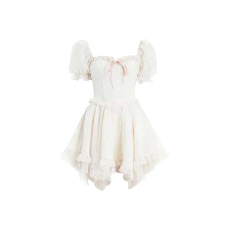 TASTILY Short Sleeved Dresses Women's-5