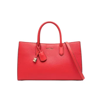 MICHAEL KORS Scarlett Leather Shoulder Bag, Crossbody Bag, Handbag Women's Red
