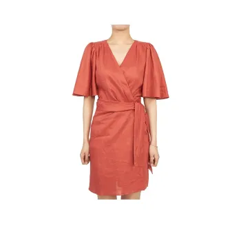 Vanessa Bruno Short Sleeved Dresses Women's Coral