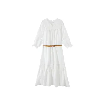 EIDOLON GRAIN Short Sleeved Dress Women's Dress+Belt