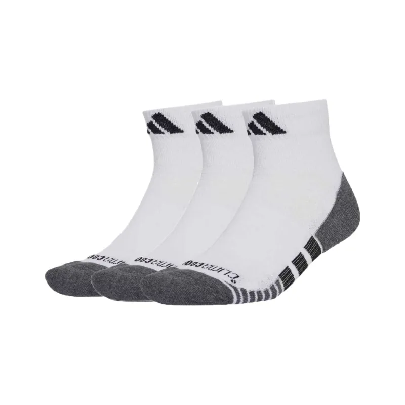 Adidas Climacool Mid Calf Socks Unisex 3 Pack White-0
