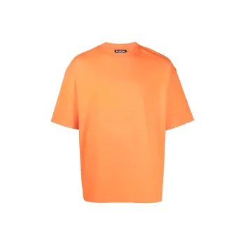 Balenciaga SS22 T Shirt Loose Fit Style Unisex Orange