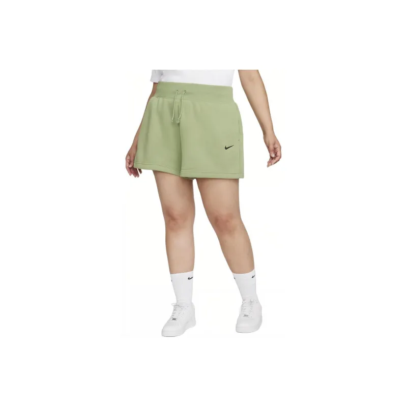 Nike Sportswear Phoenix Fleece Casual Shorts Women's Oil Green-0