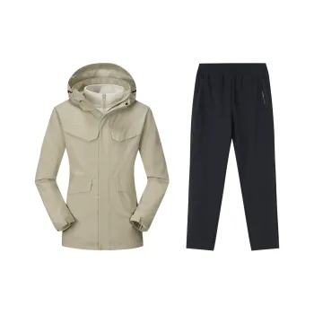 Tectop Casual Suit Women's Khaki+Classic Black