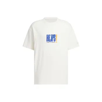 Adidas BASKETBALL GRAPHIC T Shirt Men's Pink White