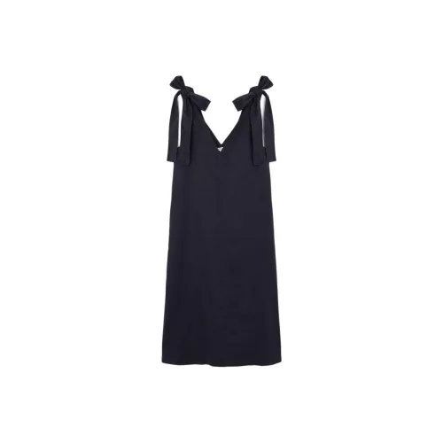COS Sleeveless Dress Women's Navy Blue