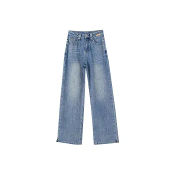 OUNIXUE Jeans Women's Blue