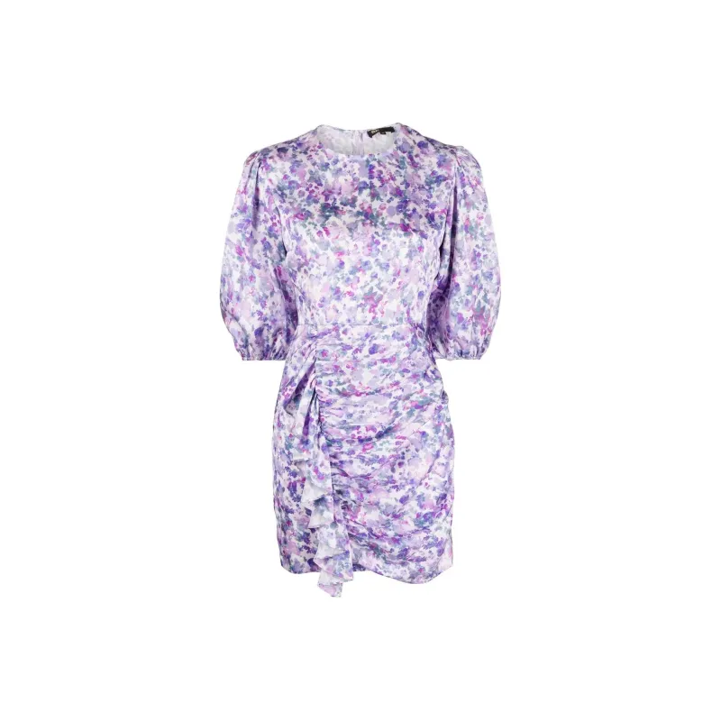 Maje Short-Sleeved Dresses Women's Purple-0
