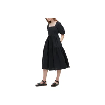 UNIQLO Short Sleeved Dress Women's Black