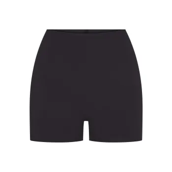 SKIMS SS24 RAW EDGE SHORT Casual Shorts Women's Onyx/Black Agate