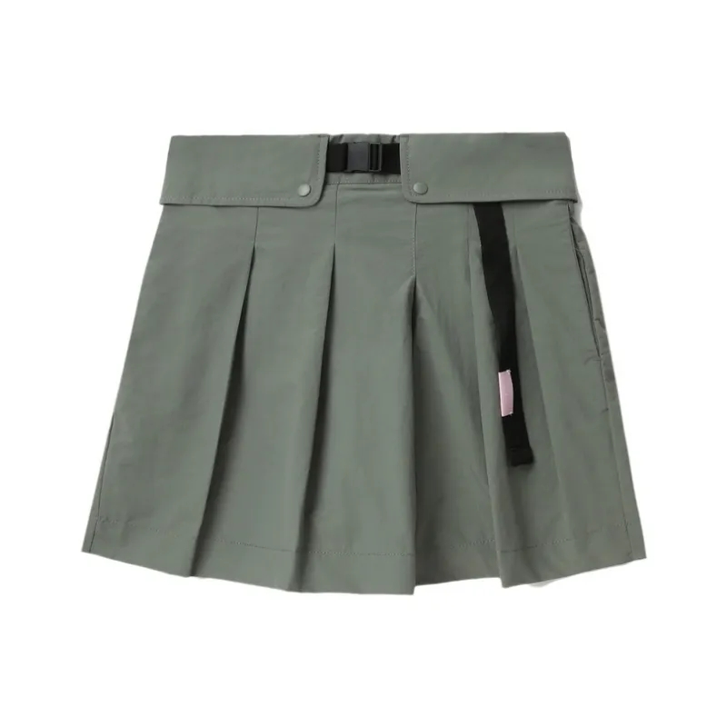 MUSIUM DIV Pleated Buckled Skorts-5
