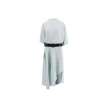Alaia Draped Belted Dress