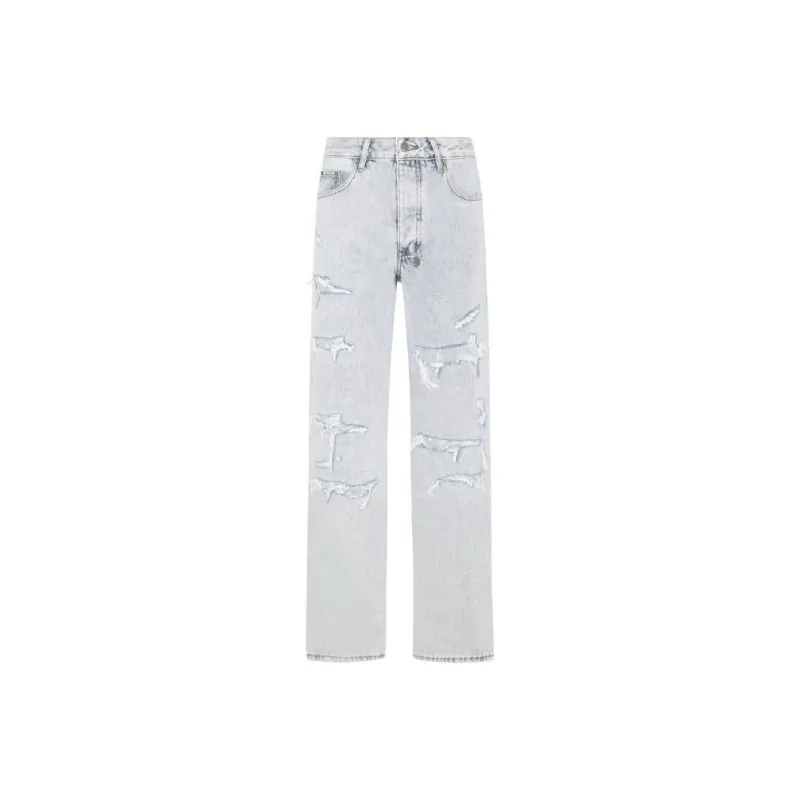 Ksubi Brooklyn Muse Repair Straight leg Jeans-0