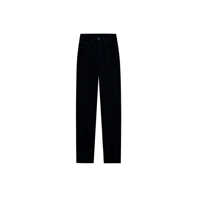 GZQJ Jeans Women's Black Cropped-0