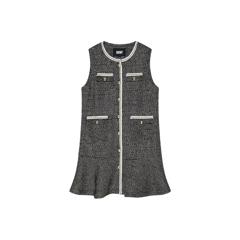DKNY Sleeveless Dress Women's Black-0
