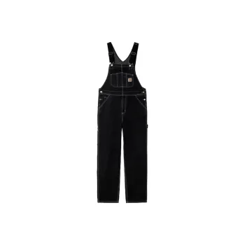 Carhartt WIP Denim Bib Overall Black Stone Washed