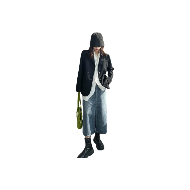 SONGS ALONG Denim Long Skirts Women's-1