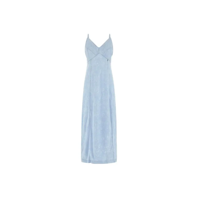 GUESS Slip Dresses Women's Light Blue-0