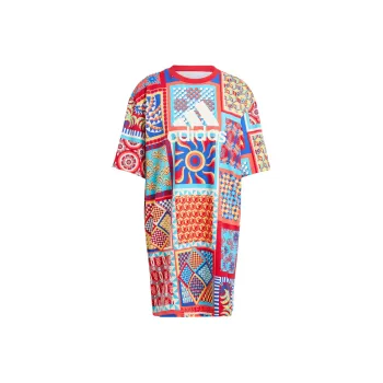Adidas Free Shipping With AdiClub Adidas X Farm Rio Slim Dress