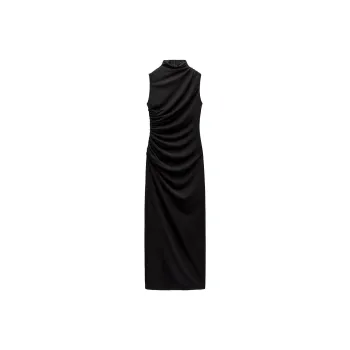 ZARA Sleeveless Dress Women's Black