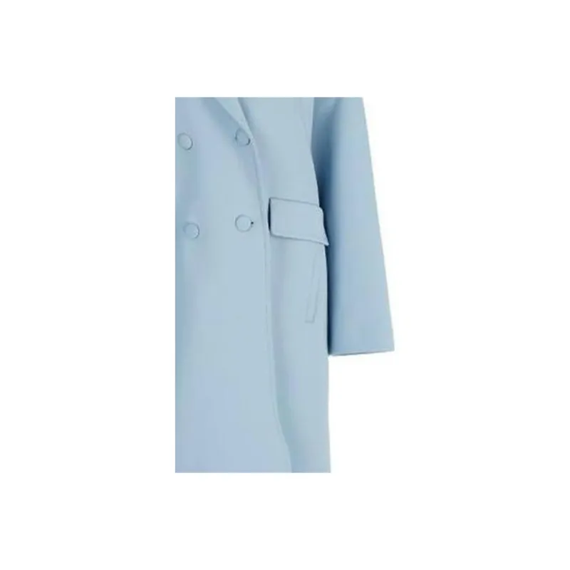 MaxMara Coat Women's Light Blue-4