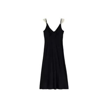 DOEN CLAIRE DRESS Slip Dresses Women's Black