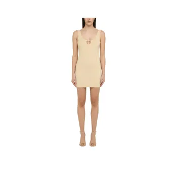 Jacquemus La Mini Robe Sierra Dress 115 Light Ivory