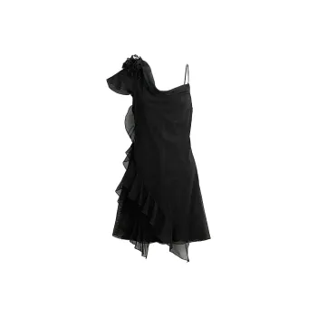 COACH FW23 Short Sleeved Dresses Women's Black