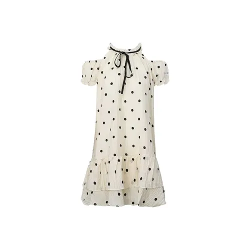 JOSR Short Sleeved Dresses Women's Polka Dot