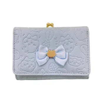Chiikawa Synthetic Leather Wallet Women's Blue