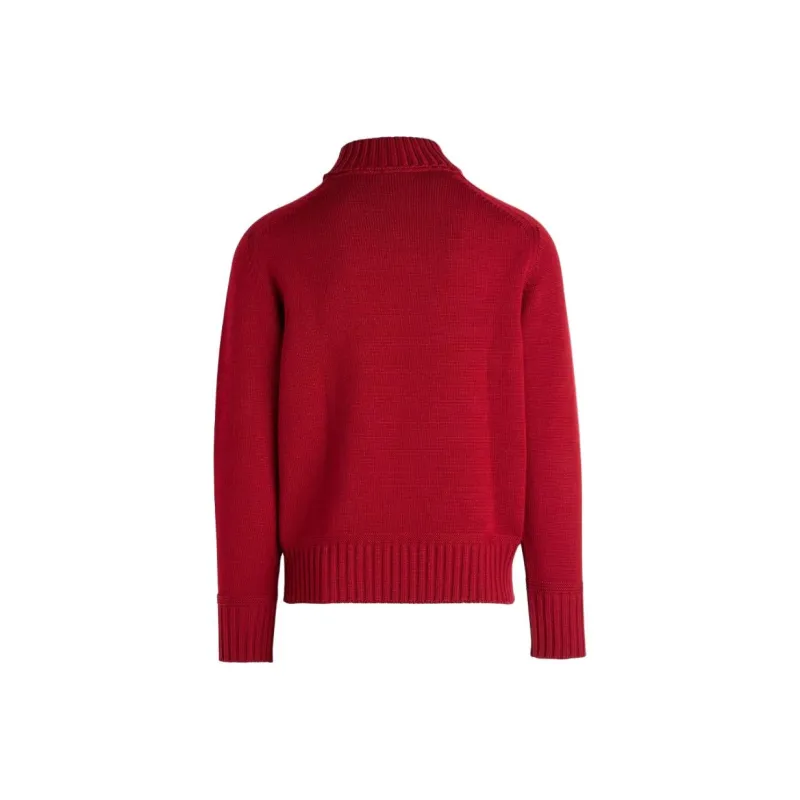 MANIFATTURA CECCARELLI Turtleneck Sweater Men's Red-1