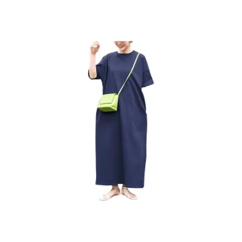 FREAK'S STORE Short Sleeved Dress Women's Marine Blue