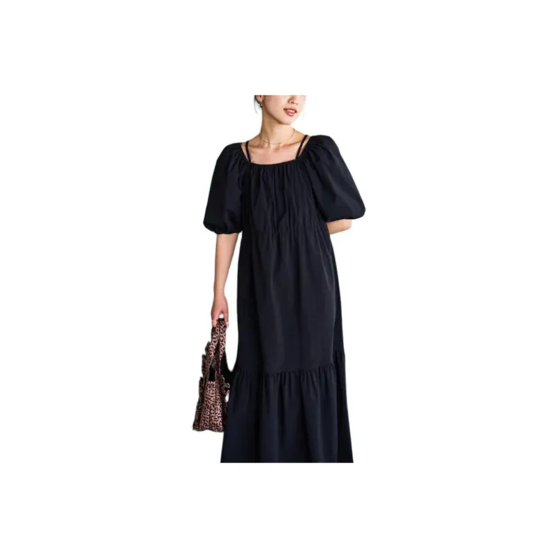 FREAK'S STORE Short Sleeved Dress Women's Black-0
