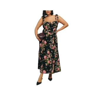REFORMATION Nadira Dress Es Slip Dresses Women's Black