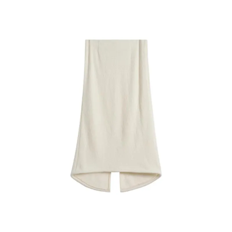 VIKTORIACHAN Knit Long Skirts Women's Ecru-0