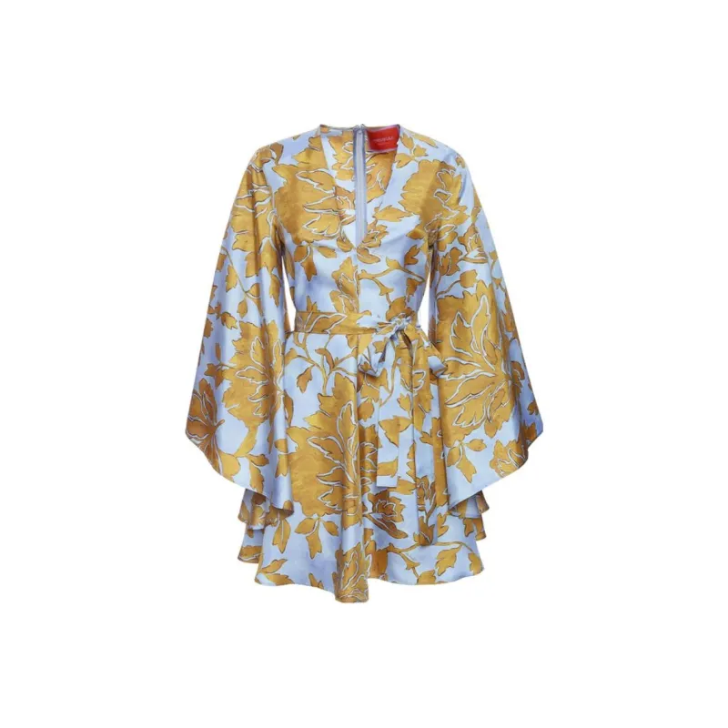 La DoubleJ Magnifico Silk Minidress-0