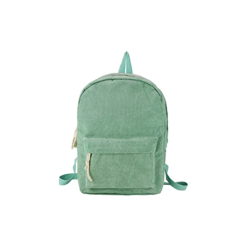 GEERDUN Corduroy Backpack Unisex Ecru, Gray, Black, Ginger Yellow, Green, Blue-16