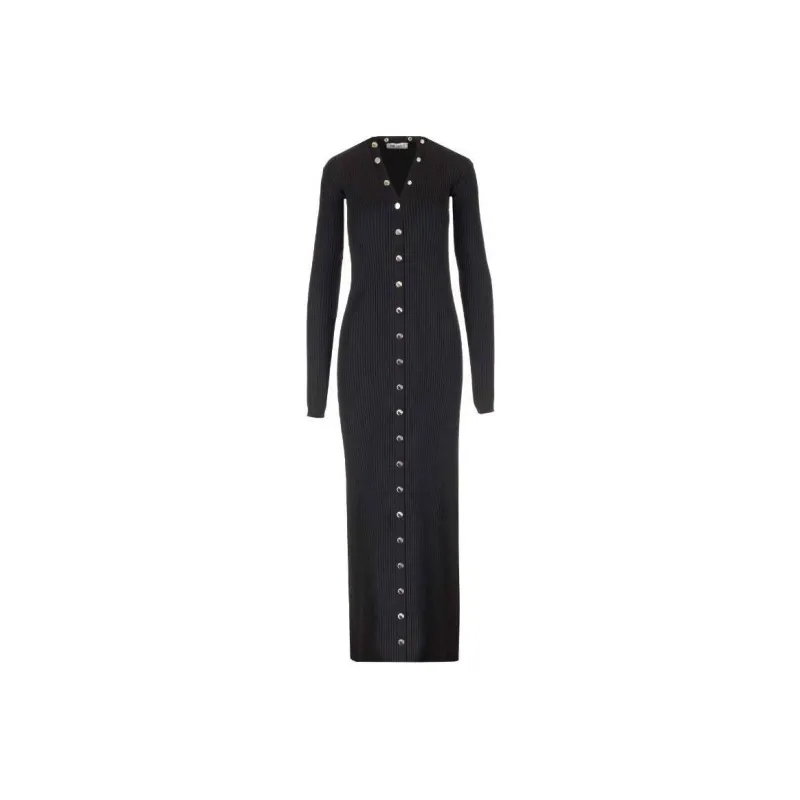 The Attico V Neck Cardigan Dress-0