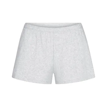 SKIMS COTTON RIB SHORT SHORT Casual Shorts Women's Light Heather Grey