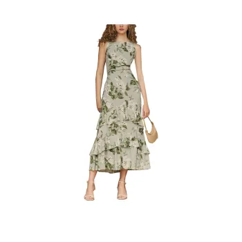 Reformation Sleeveless Dresses Women's Tea Garden Brown