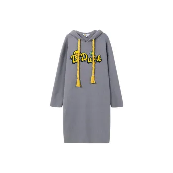 B.Duck Long Sleeved Dresses Women's Gray