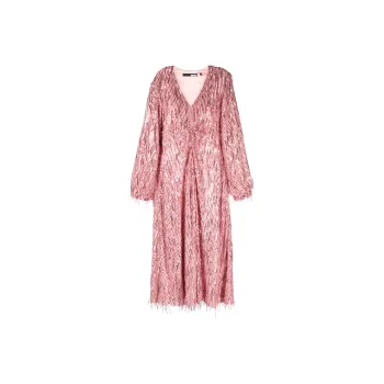 Rotate Fringed Sequin embellished Maxi Dress