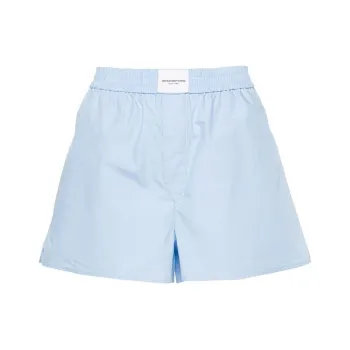 Alexander Wang Logo Patch Elastic Waist Shorts