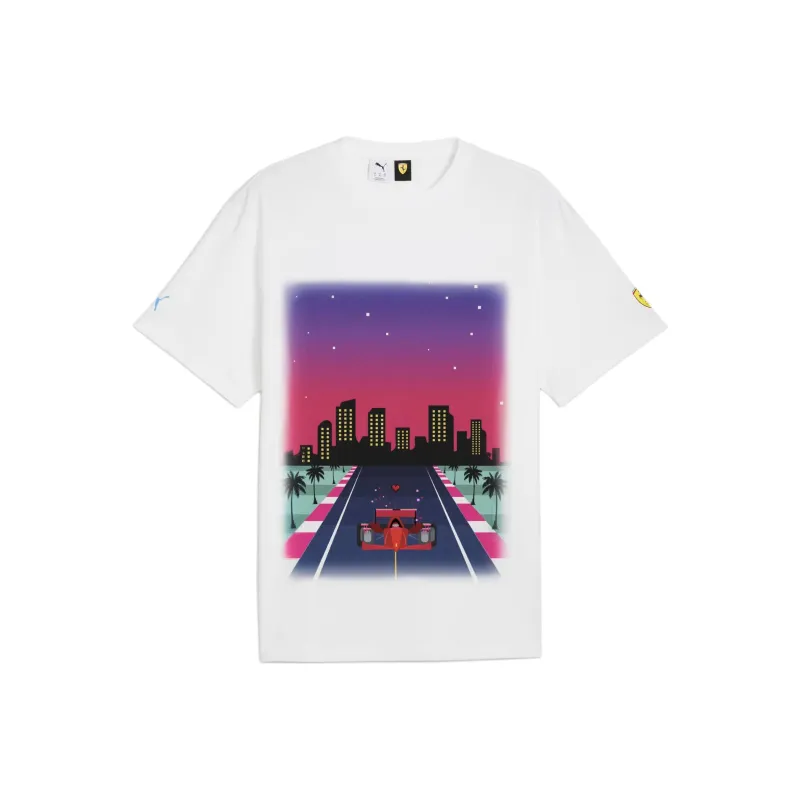 PUMA SCUDERIA FERRARI HP T Shirt Men's White-0
