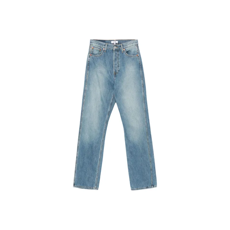 RE/DONE High rise Straight leg Jeans-0