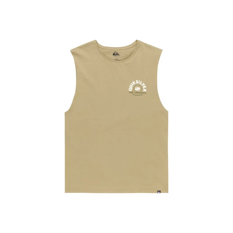 Quiksilver Tank Top Men's Yellow Green-0
