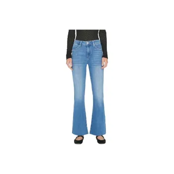 FRAME Le Easy Flare Raw Fray Jeans